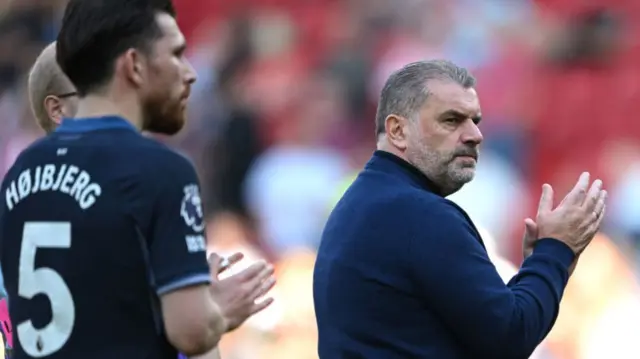 Spurs manager Ange Postecoglou