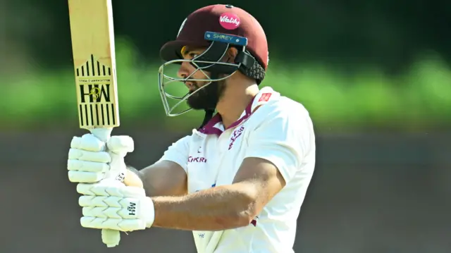 Andy Umeed batting