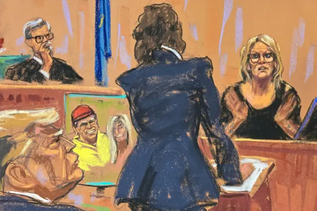 Stormy Daniels, whose hush-money payment lies at the centre of this trial, testifies in court