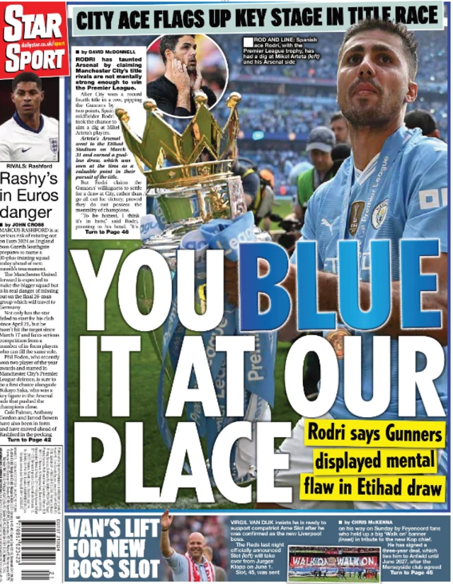 Daily Star back page