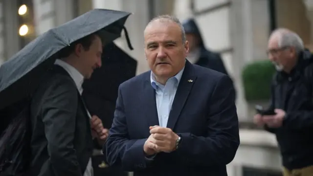 Former Post Office worker Lee Castleton outside the Post Office Horizon IT Inquiry at Aldwych House, central London, where former boss Paula Vennells is due to start giving evidence today. Picture date: Wednesday May 22, 2024.