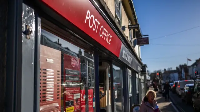 A post office on a high street