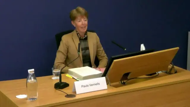 Paula Vennells at Post Office inquiry