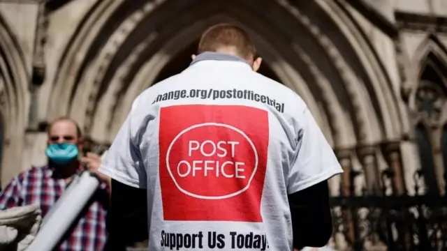 For sub-postmaster and campaigner Chris Head wearing a t-shirt emblazoned with the Post Office logo