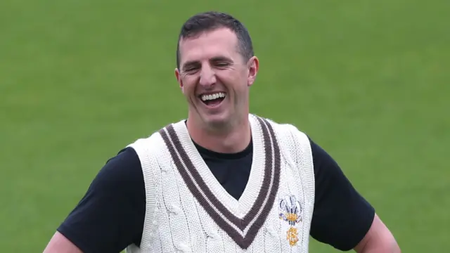 Surrey fast bowler Dan Worrall