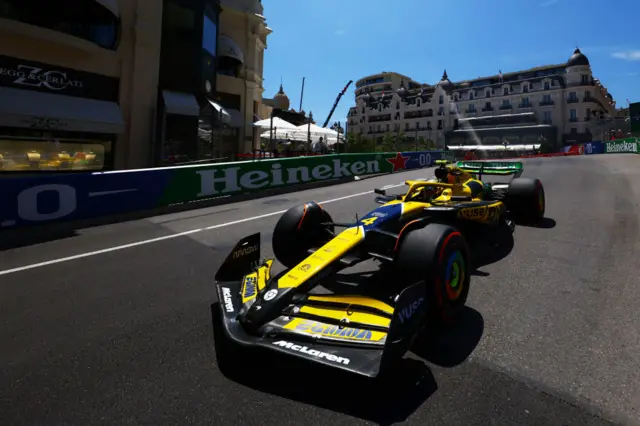 Lando Norris at Monaco GP.