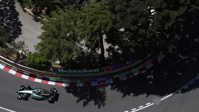 Lewis Hamilton at the Monaco GP.