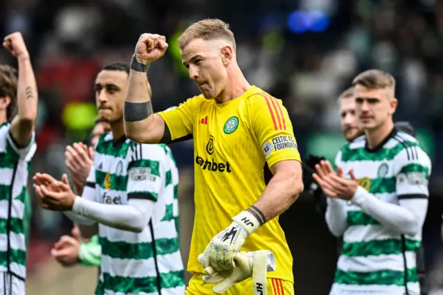 Joe Hart was in the thick of the penalty shoot-out action