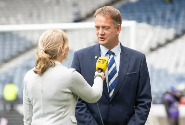 Ian Maxwell in conversation with BBC Scotland's Jane Lewis