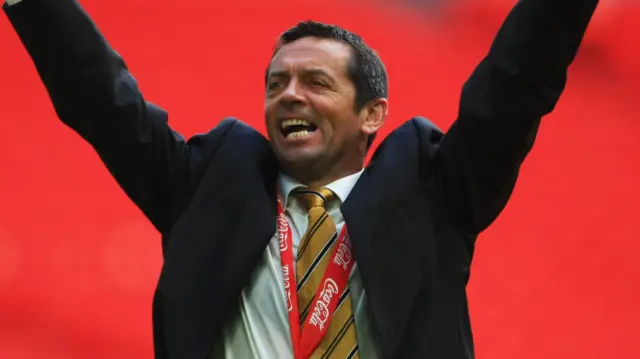 Phil Brown at Wembley in 2008