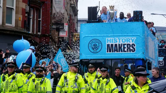 history makers bus with GMP in front