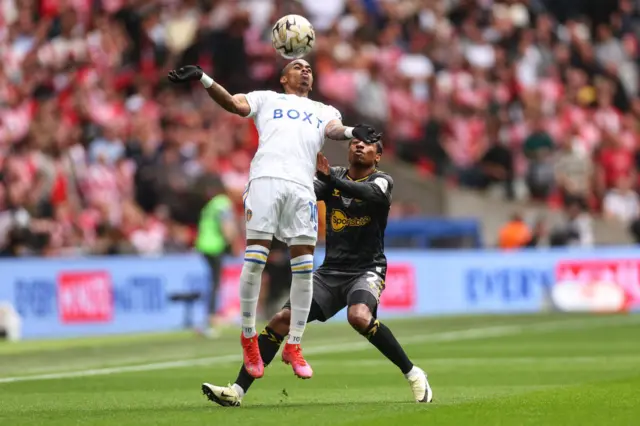 Leeds v Southampton match action