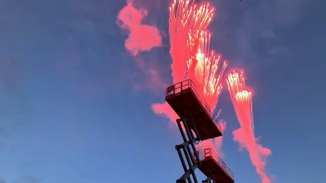 Fireworks at Radio 1's big weekend