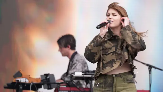 London Grammar during the BBC Radio1 Big Weekend at Stockwood Park, Luton. Picture date: Sunday May 26, 2024.