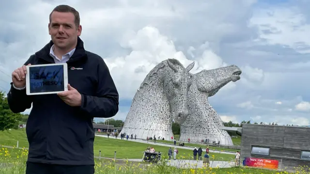 Scottish Conservative leader, Douglas Ross