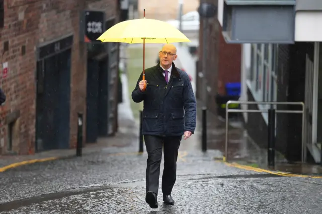 Scotland's First Minister John Swinney