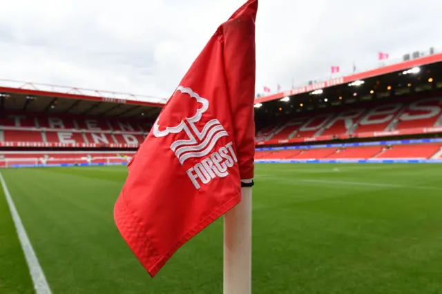 A general view inside the City Ground