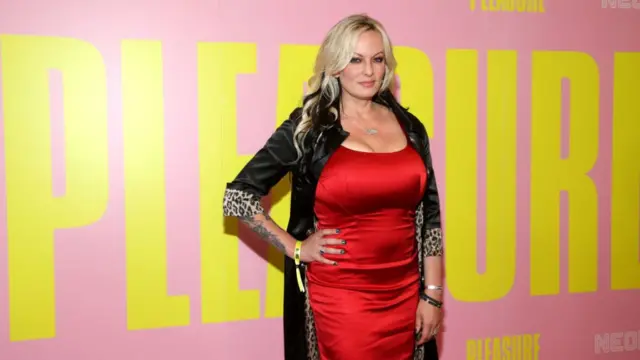 Stormy Daniels attends the Los Angeles Premiere Of Neon's "Pleasure" at Linwood Dunn Theater on May 11, 2022 in Los Angeles, California