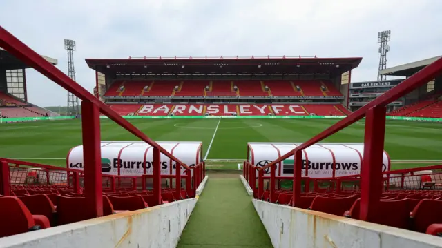 Oakwell ahead of tonight's game