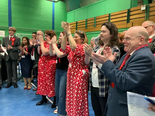 Labour celebrate Redditch election win