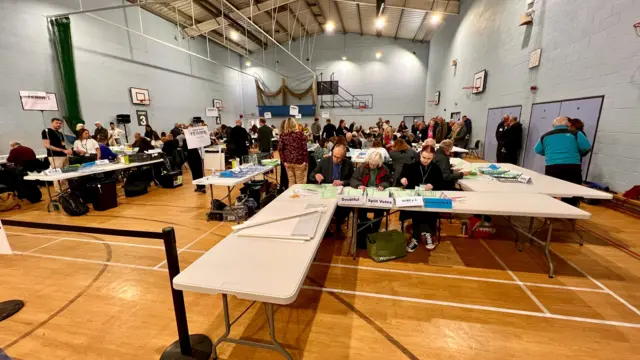 Vote count in Tandridge