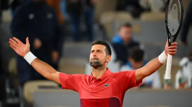 French Open 2024 LIVE Djokovic Sabalenka Svitolina Monfils text radio scores BBC Sport