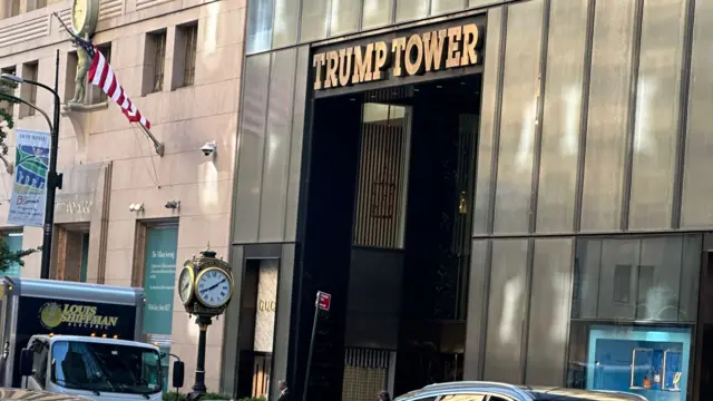 Trump Tower is seen from outside