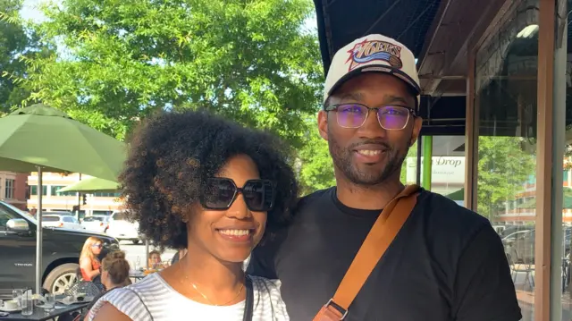 Georgia couple Dante Sellers and Maquita Eaton speak to the BBC