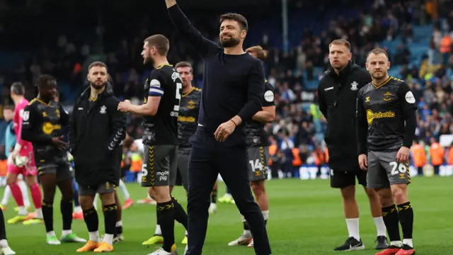 Russell Martin celebrates at full-time