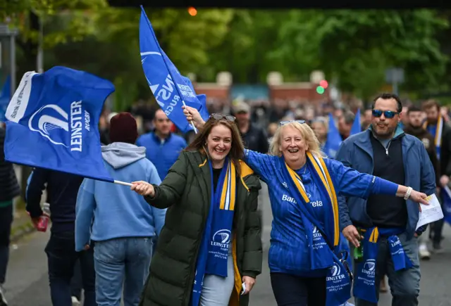 Leinster fans