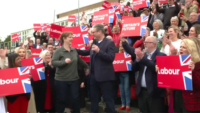 Claire Ward and Sir Keir Starmer