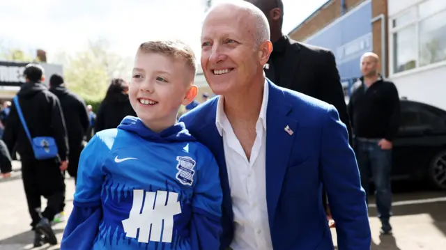 Birmingham owner Tom Wagner with fan