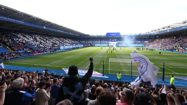 Inside the King Power Stadium