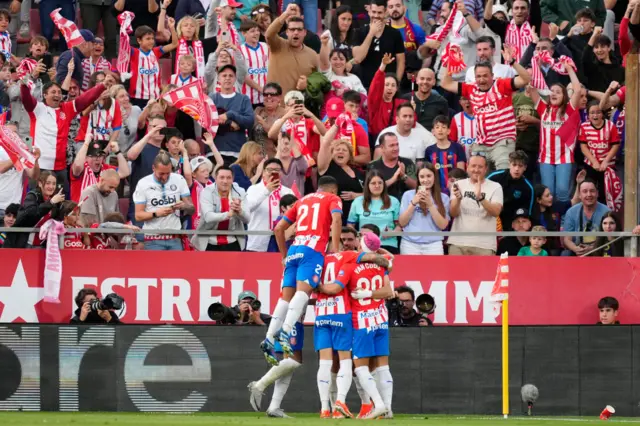 Girona celebrate