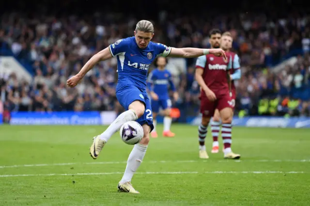 Conor Gallagher scores against West Ham
