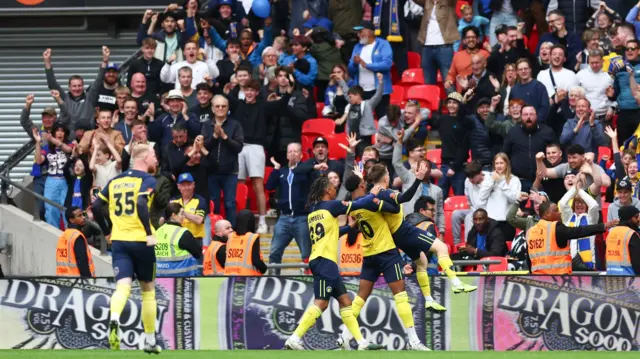 Solihull Moors celebrate