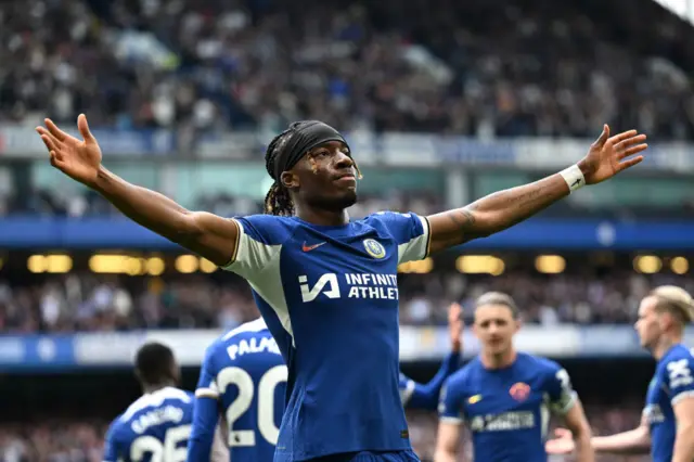 Madueke scores against West Ham