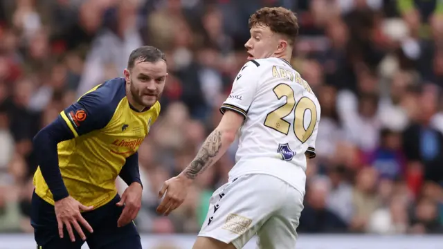 Jamey Osborne in action for Solihull Moors
