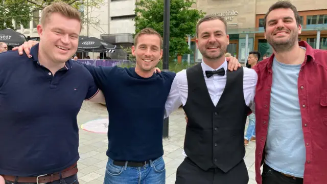 Finley, Jamie, Rory and Peter