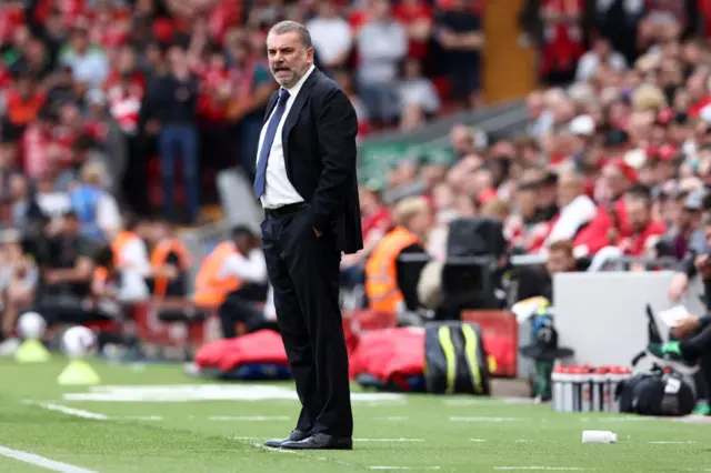 Ange Postecoglou on the sidelines