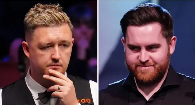 Split picture of Kyren Wilson and Jak Jones