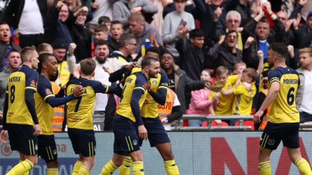 Solihull Moors celebrate