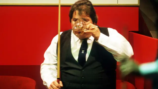 Bill Werbenuik drinking a pint