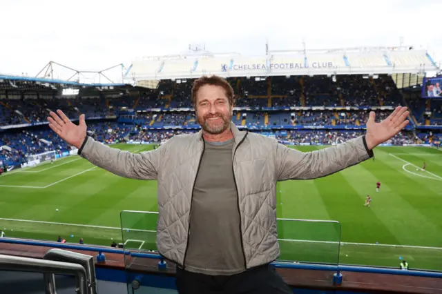 Gerard Butler at Stamford Bridge