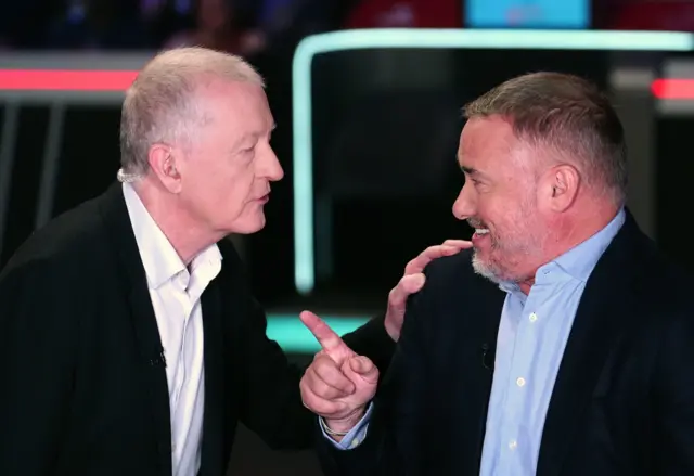 Steve Davis and Stephen Hendry