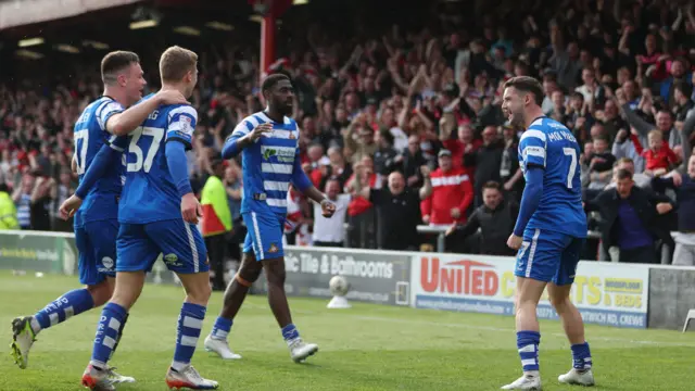 Doncaster celebrate