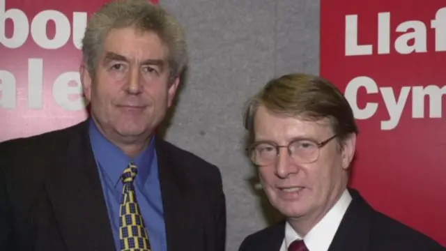 Rhodri Morgan and Alun Michael