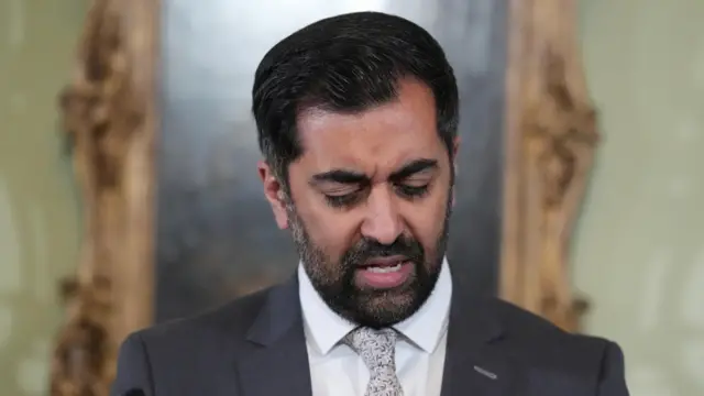 Scotland's now outgoing First Minister Humza Yousaf