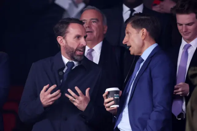 Gareth Southgate and Steve Parish