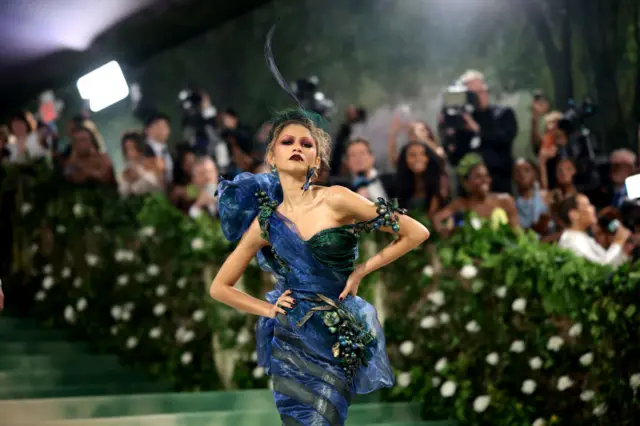 Zendaya attends The 2024 Met Gala Celebrating "Sleeping Beauties: Reawakening Fashion" at The Metropolitan Museum of Art on May 06, 2024 in New York City